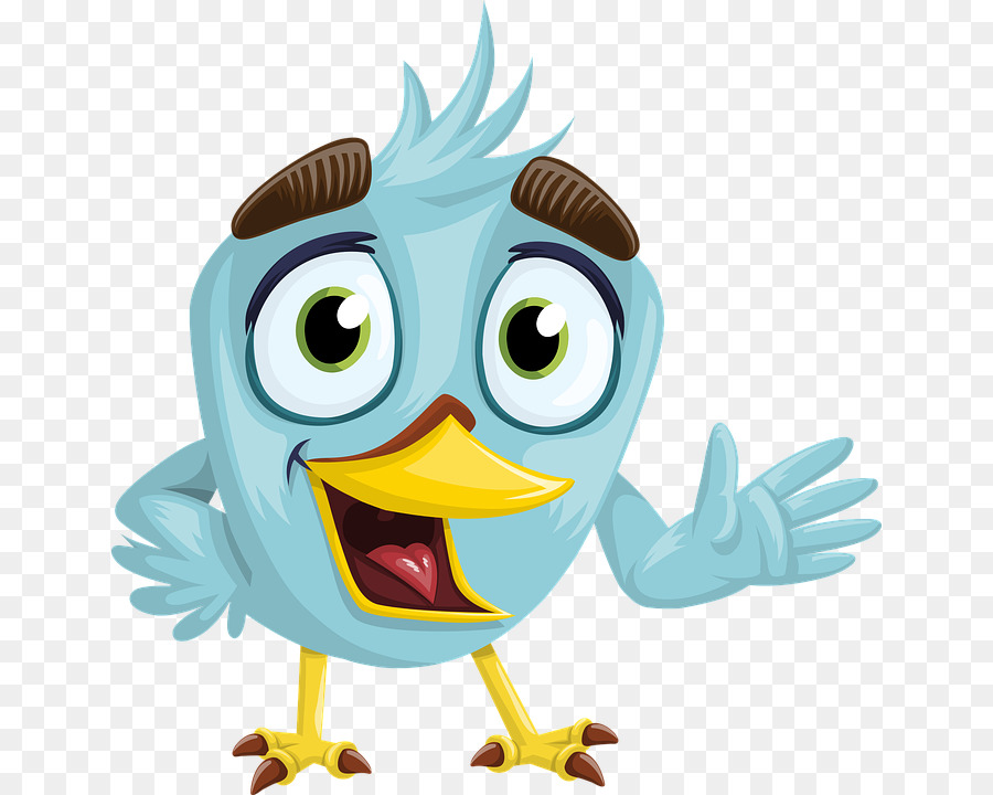 Blue Bird，Kartun PNG