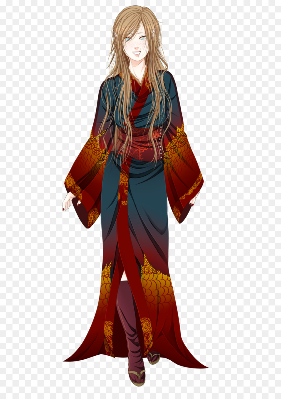 Gamis，Desain Kostum PNG