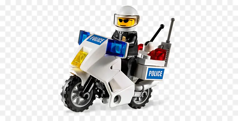 Sepeda Motor Polisi Lego，Lego PNG