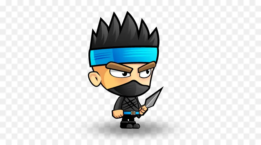 Ninja，Masker PNG