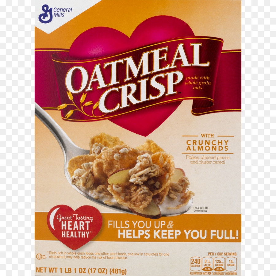 Sarapan Sereal，General Mills Oatmeal Renyah Almond Yang Renyah PNG