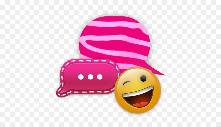 Smiley，Pink M PNG