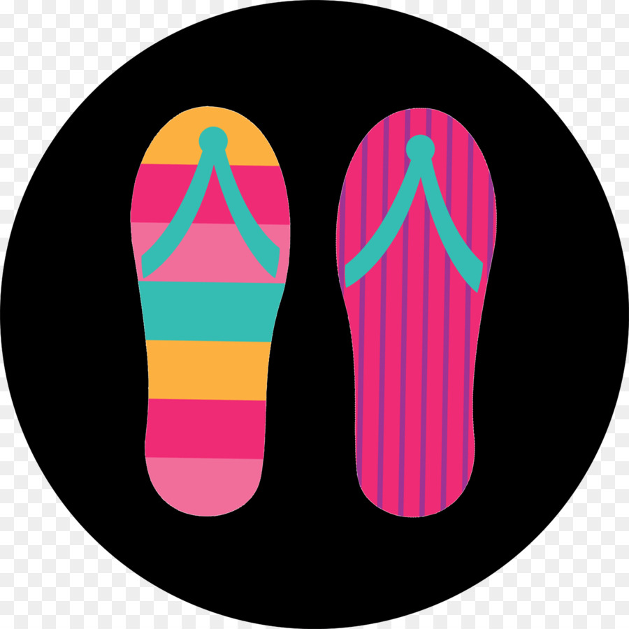 Flipflops，Pink M PNG