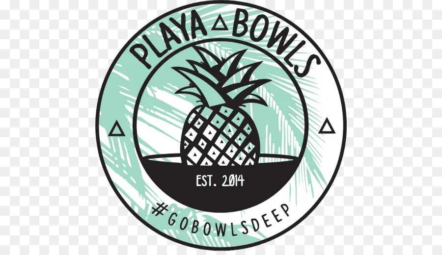 Logo Playa Bowl，Nanas PNG