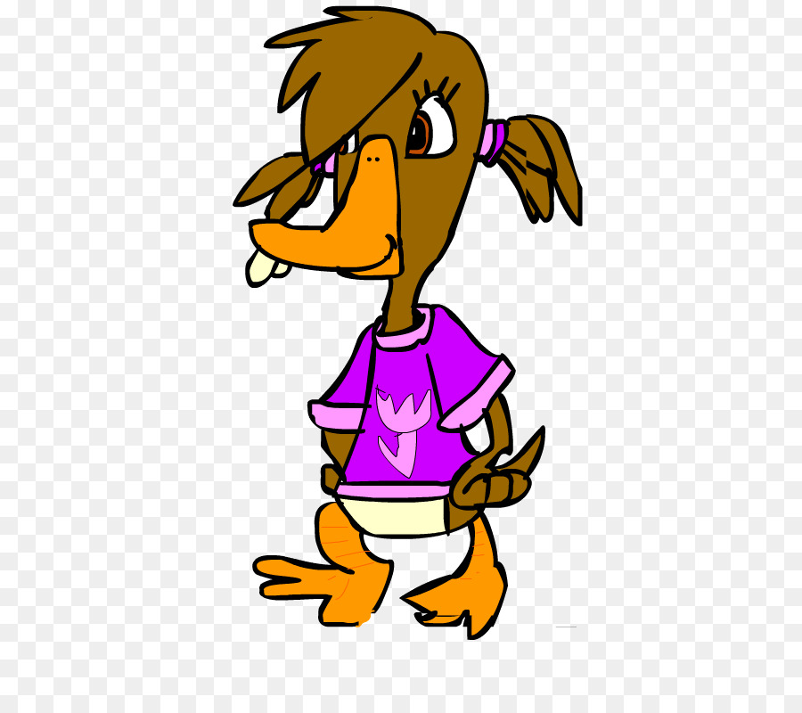 Bebek，Abby Mallard PNG