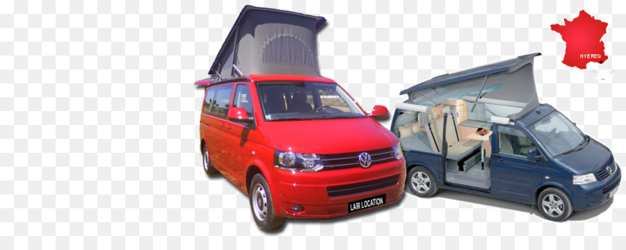 Camper Van Merah Dan Biru，Bepergian PNG