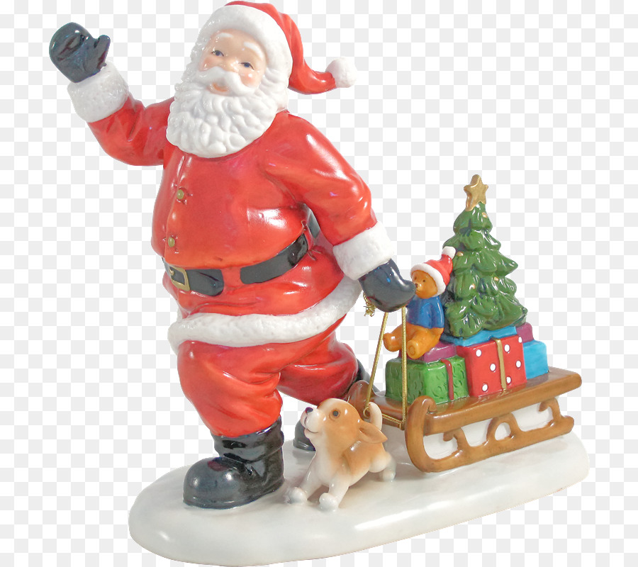 Santa Claus，Ornamen Natal PNG