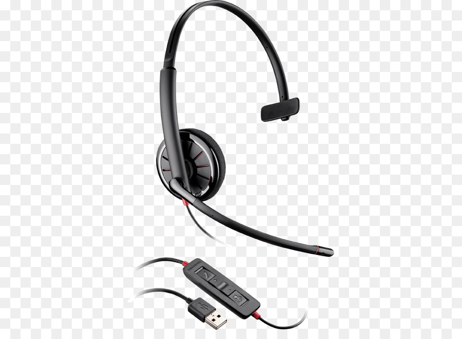Headphone，Plantronics Blackwire C310m Headset Onear Hitam PNG