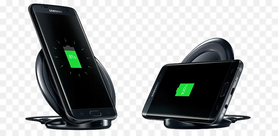 Pengisi Daya Nirkabel Samsung Dengan Telepon，Mengisi Daya PNG