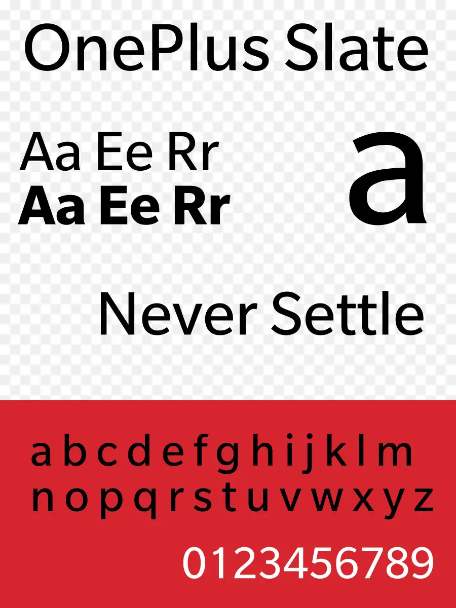 Font Batu Tulis Oneplus，Teks PNG