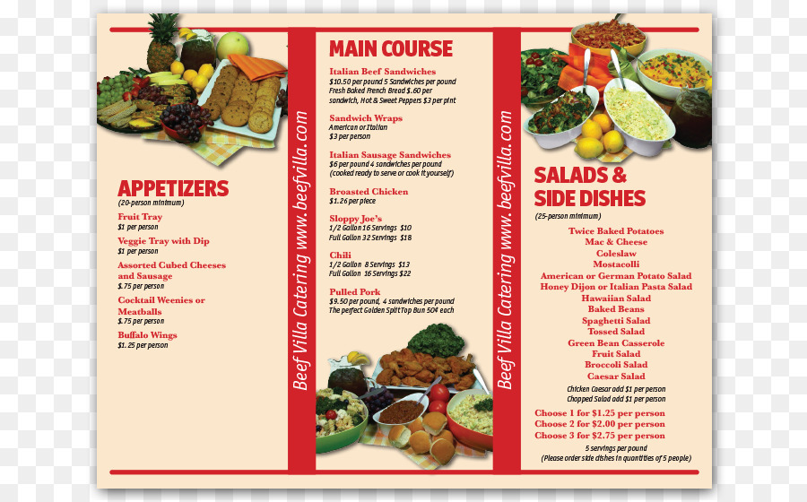 Menu Katering，Makanan PNG