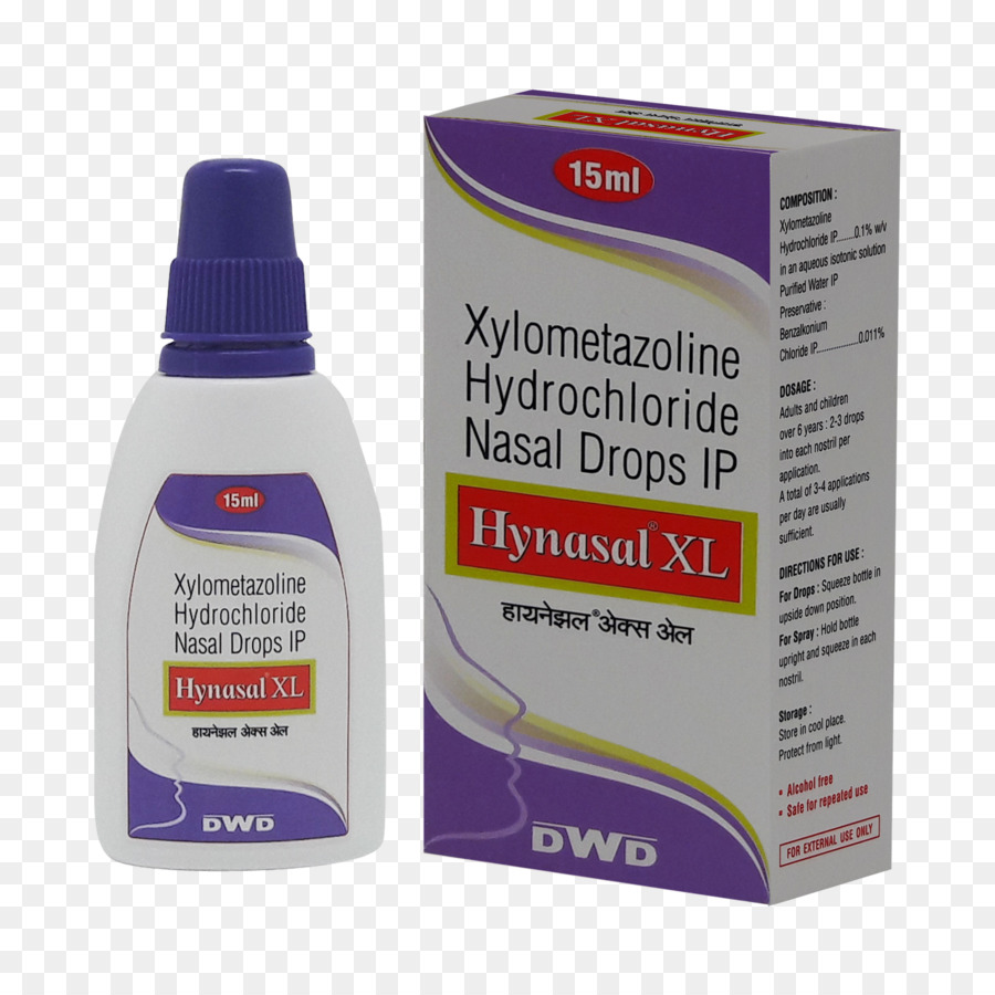 Xylometazoline，Obat Semprot Hidung PNG