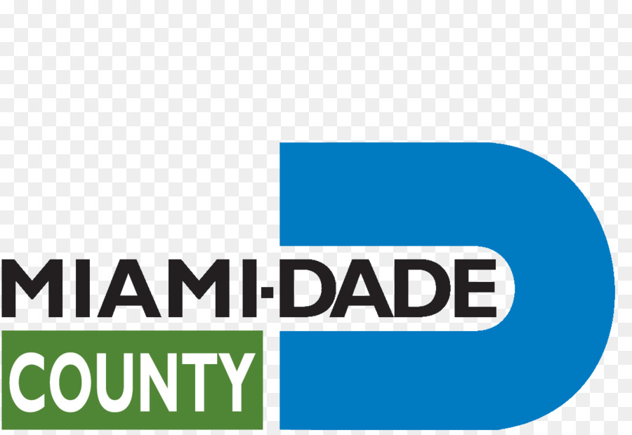 Logo Kabupaten Miami Dade，Biru PNG