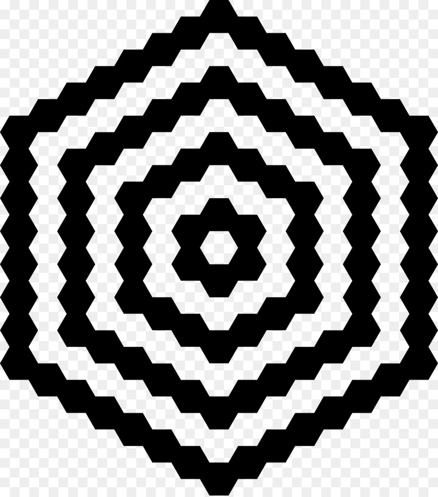 Pola Geometris Hitam，Abstrak PNG