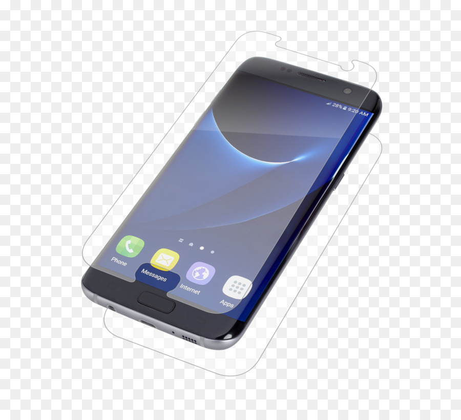 Samsung Galaxy S7 Edge，Zagg Invisibleshield Layar Pelindung PNG