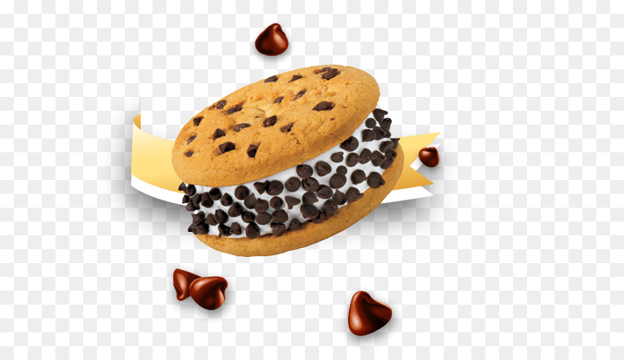 Chocolate Chip Cookie，Es Krim PNG