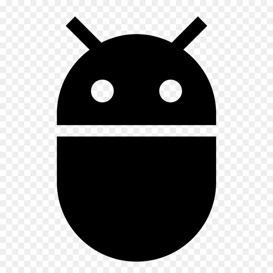 Logo Android，Hitam PNG