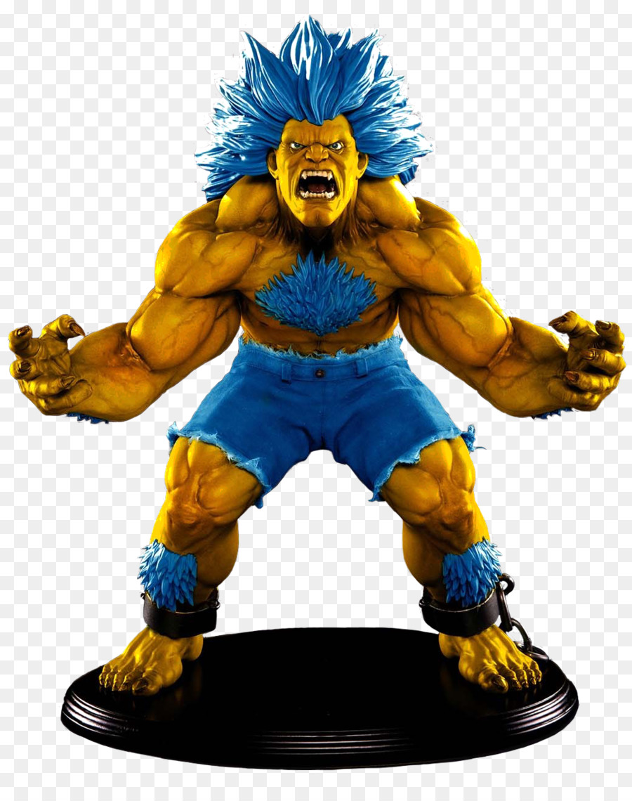 Monster Kuning，Rambut Biru PNG