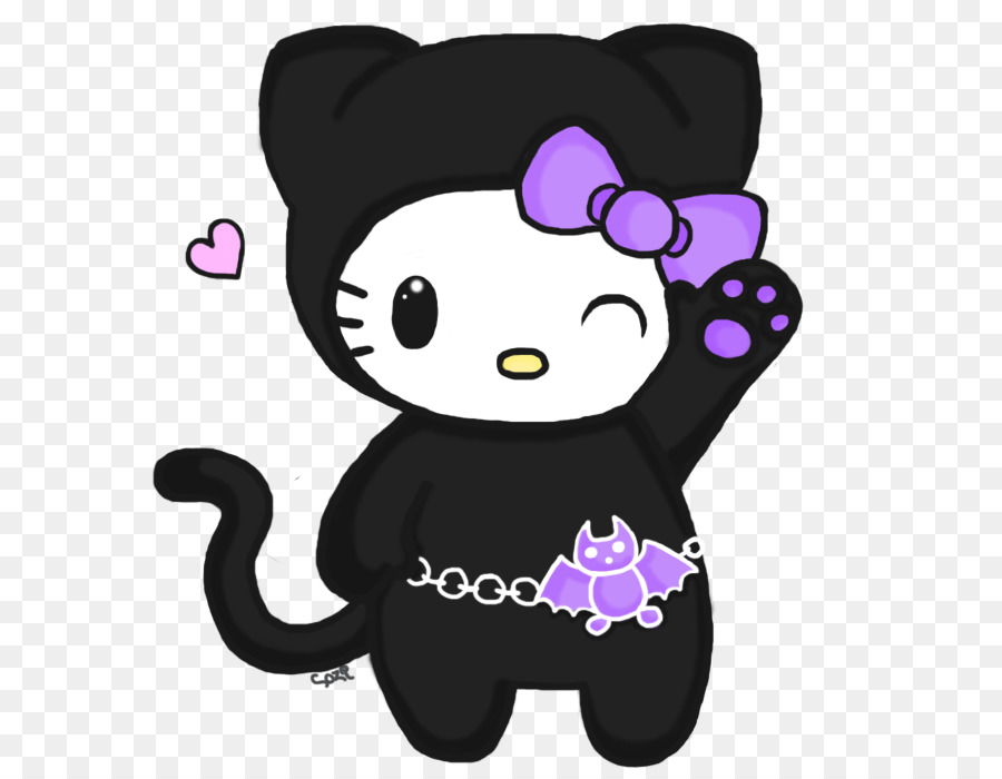 Halo Kitty，Kostum Kucing PNG