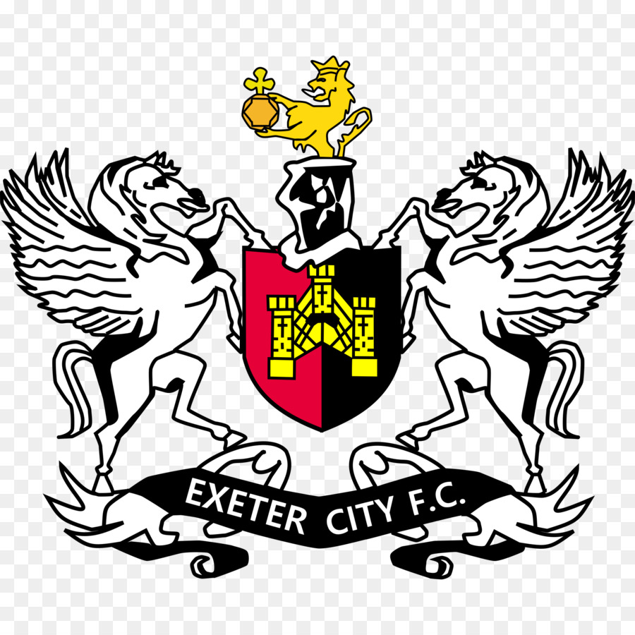 Kota Exeter F C Logo，Sepak Bola PNG