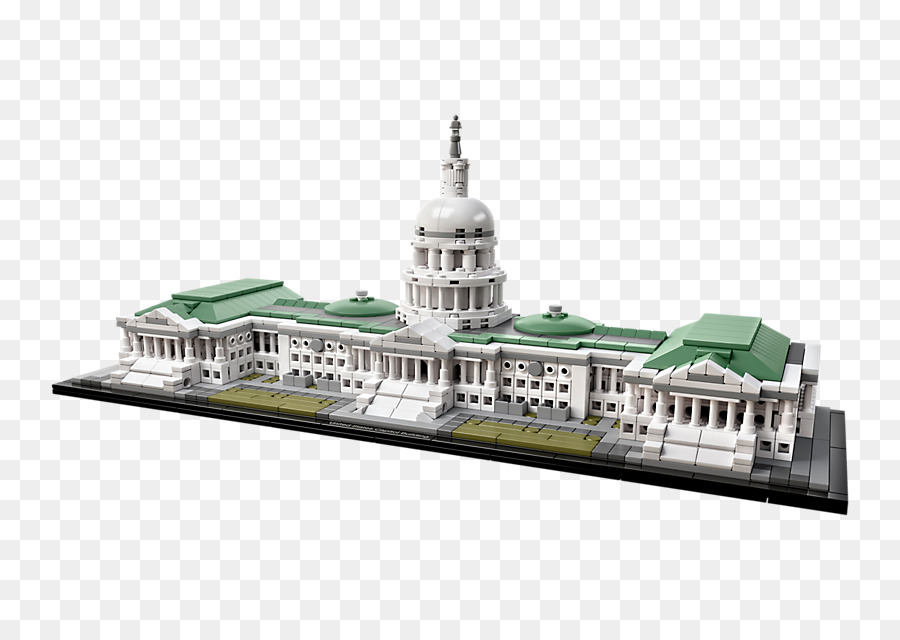 Capitol Amerika Serikat，Lego 21030 Arsitektur Gedung Capitol Amerika Serikat PNG