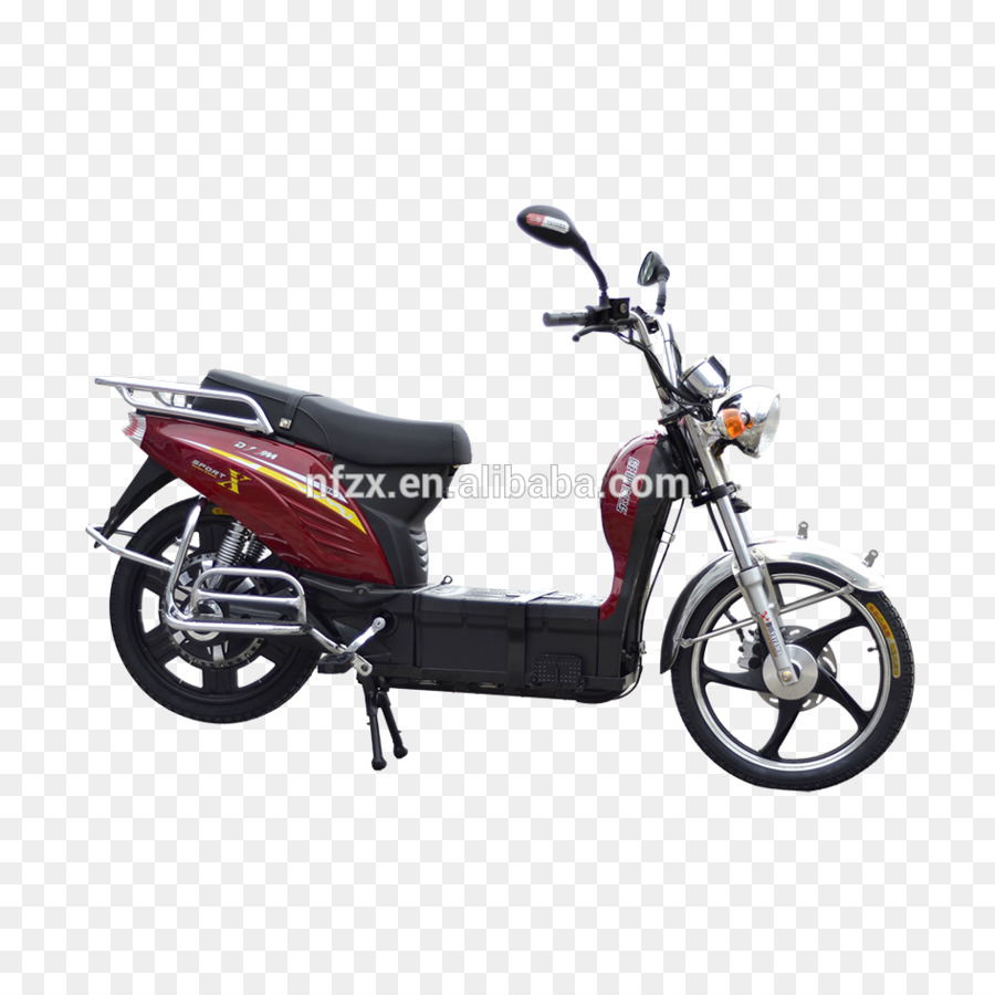 Sepeda Motor Merah，Skuter PNG