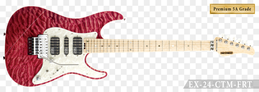 Gitar Merah，Gitar Listrik PNG