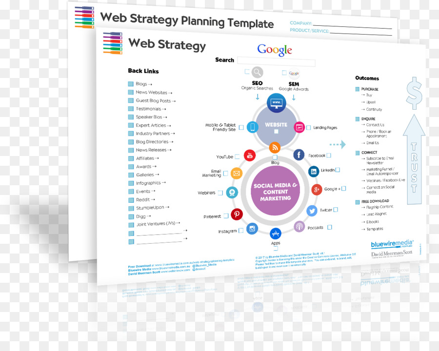 Templat Strategi Web，Web PNG