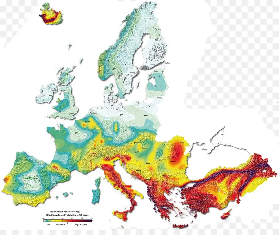 Peta Seismik Eropa，Seismik PNG