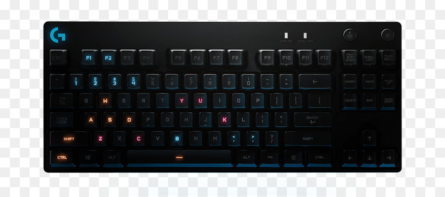 Keyboard Komputer，Logitech Pro Mechanical Gaming Keyboard Us Internasional PNG