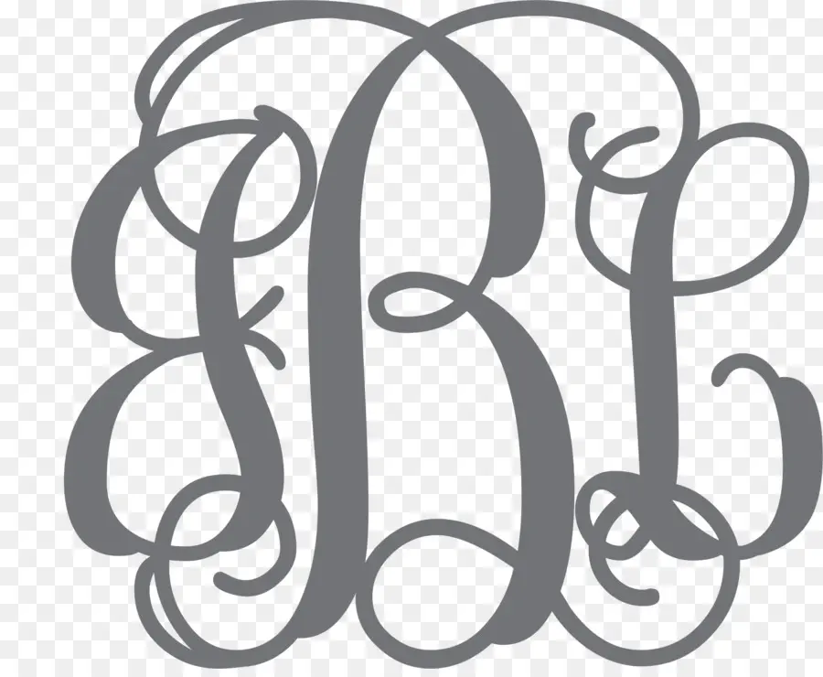 Monogram，Inisial PNG