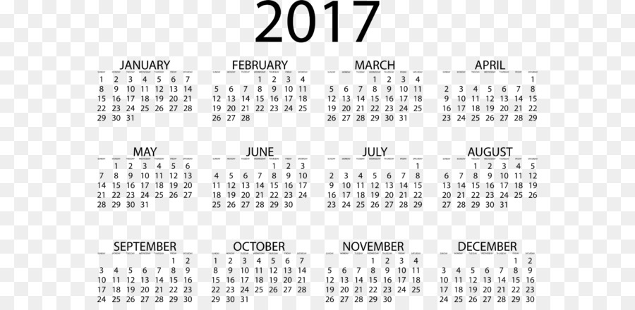 Kalender 2017，Bulan PNG