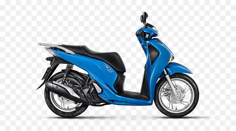 Skuter Biru，Sepeda Motor PNG