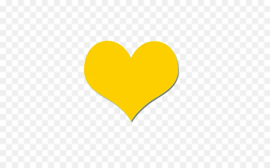 Hati Kuning，Emoji PNG