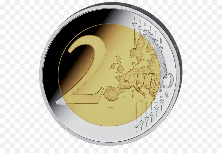 Dua Koin Euro，Euro PNG