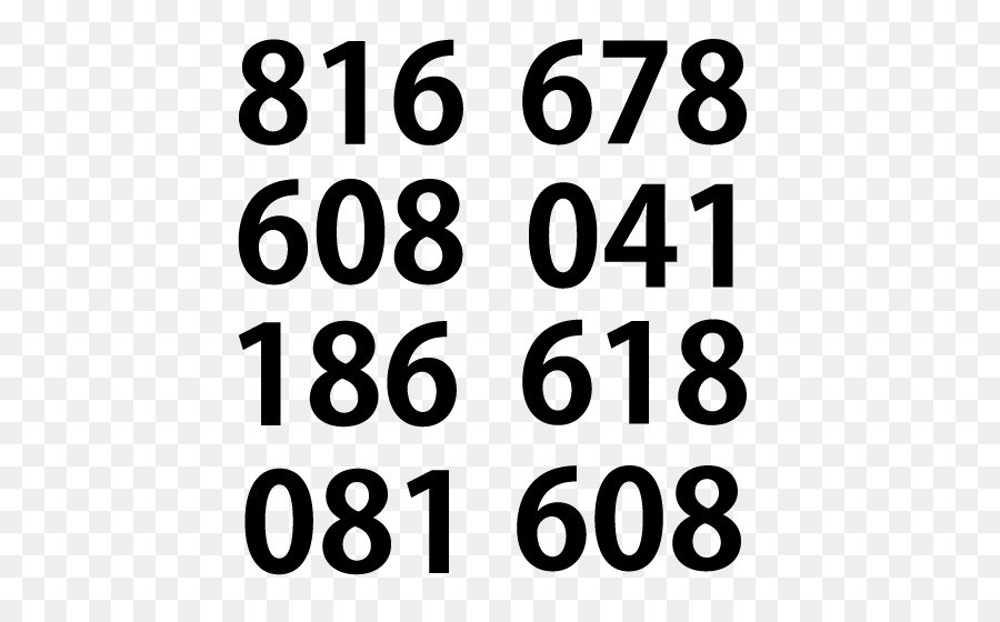 Nomor，Digit Numerik PNG