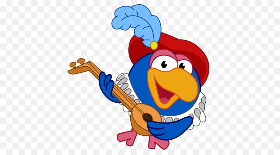 Burung Kartun，Gitar PNG