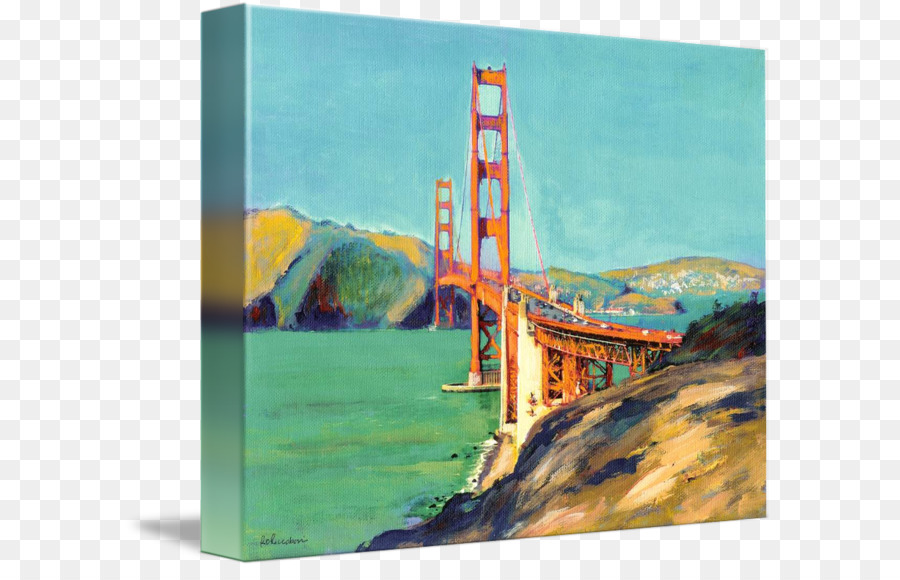 Lukisan，Jembatan Golden Gate PNG