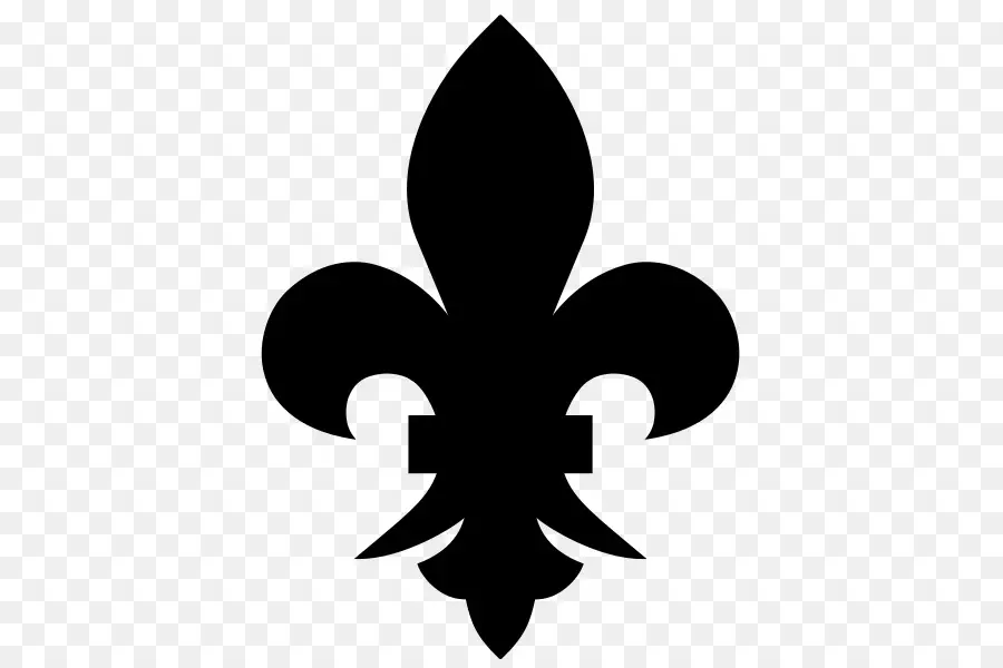 Fleur De Lis，Hitam PNG