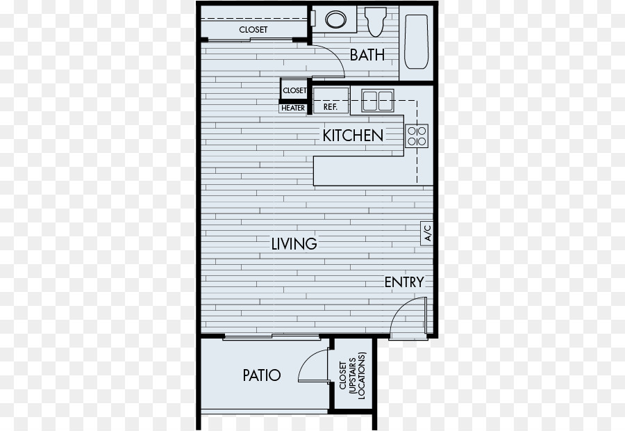 Cerritos Apartemen，Denah PNG