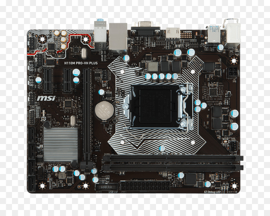 Intel，Msi H110m Intel H110 Lga 1151 Mikro Atx Motherboard PNG