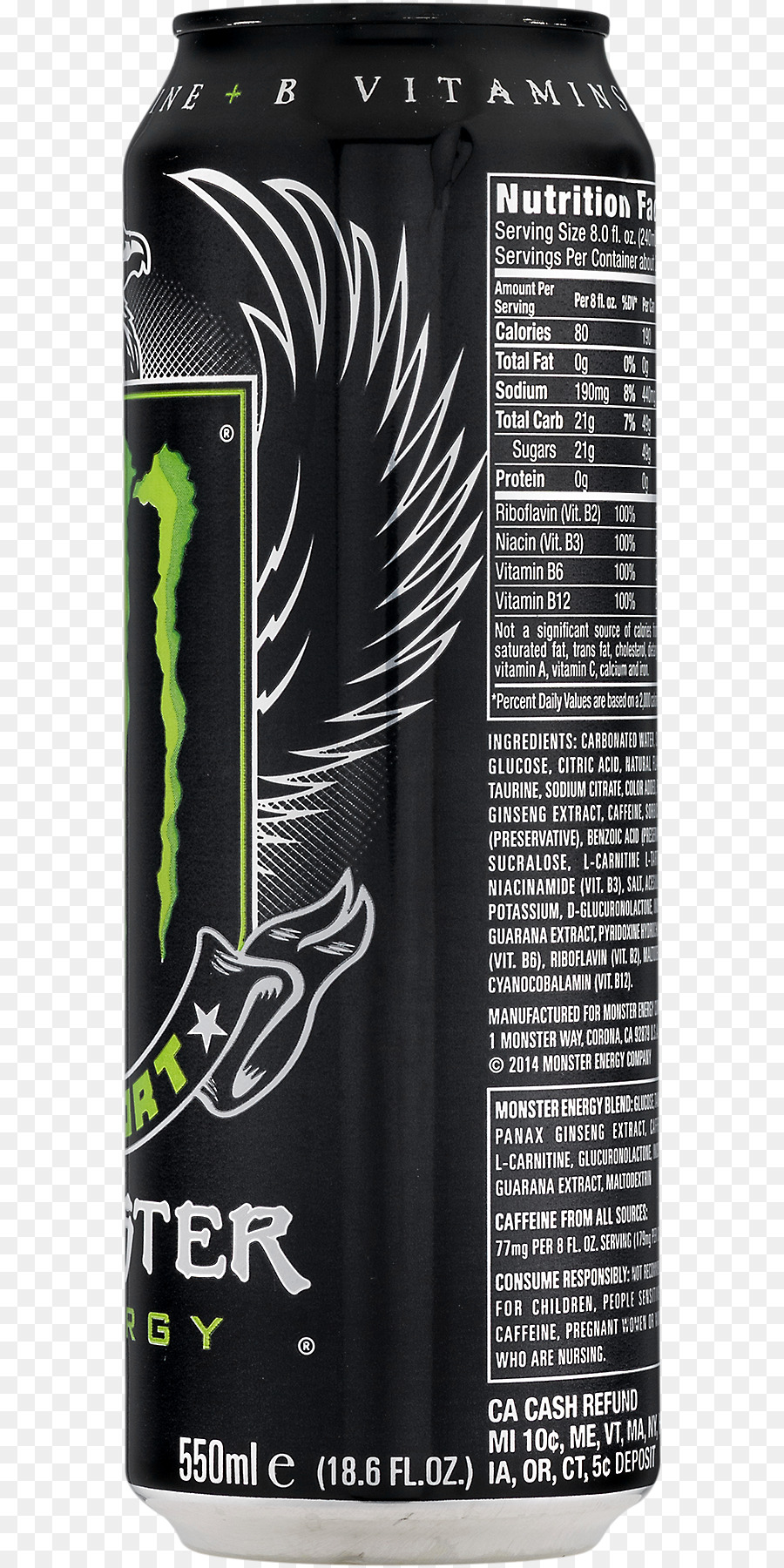 Minuman Energi Monster，Minuman PNG