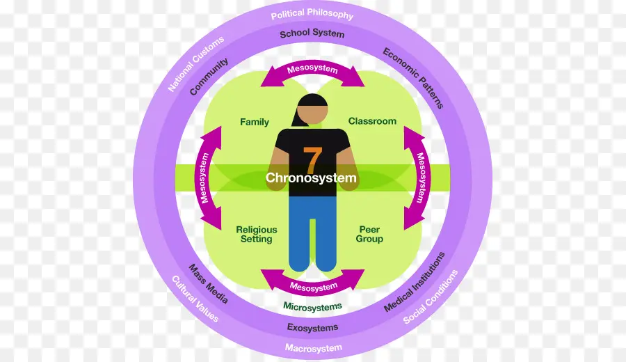 Diagram Sistem Ekologi，Kronosistem PNG