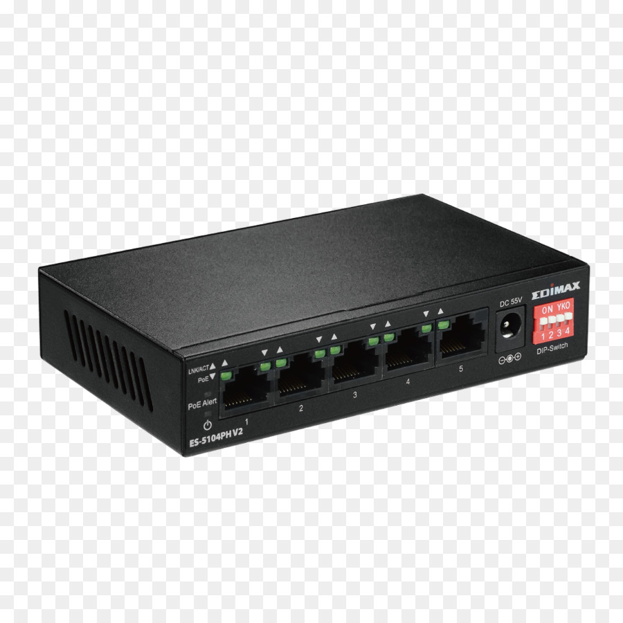 Power Over Ethernet，Edimax 8 Port Switch Port Poe PNG