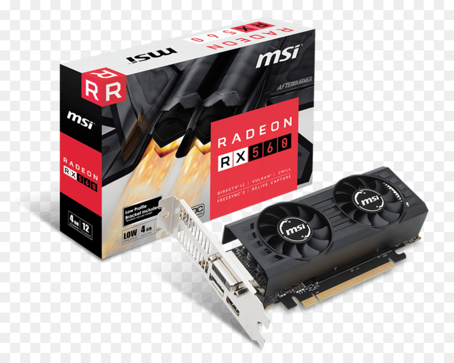 Kartu Grafis Video Adapter，Msi Amd Radeon Rx 560 Aero Itx Oc Gddr5 Pcie Dvihdmidisplayport PNG