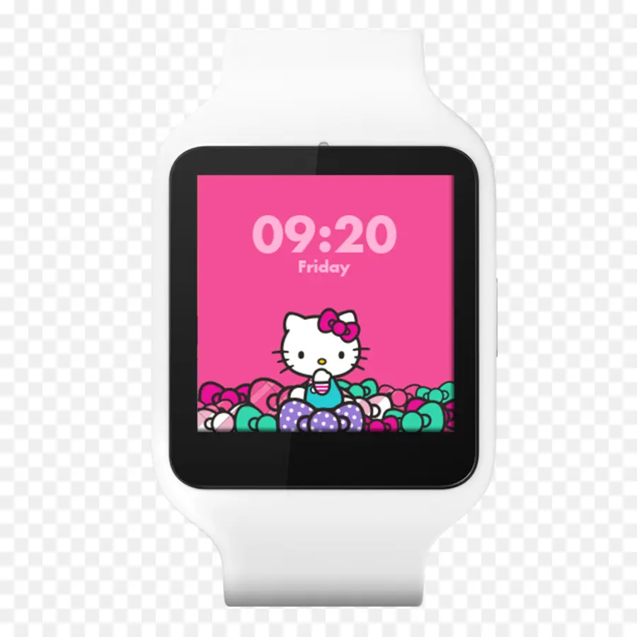 Jam Tangan Pintar，Halo Kitty PNG