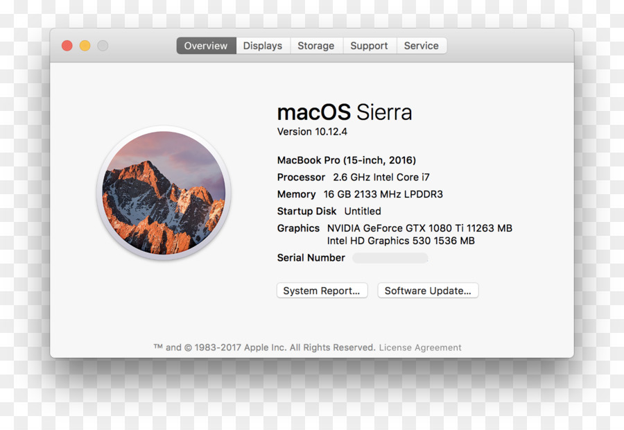 Macos Sierra，Apel PNG