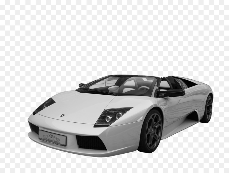 Lamborghini Putih，Dapat Diubah PNG