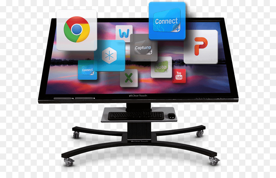 Monitor Komputer，Display Panel Datar PNG