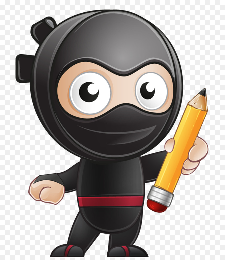 Ninja Dengan Pensil，Ninja PNG